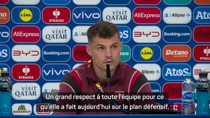 Suisse - Xhaka : “Très fier de l’équipe, on mérite beaucoup de respect”