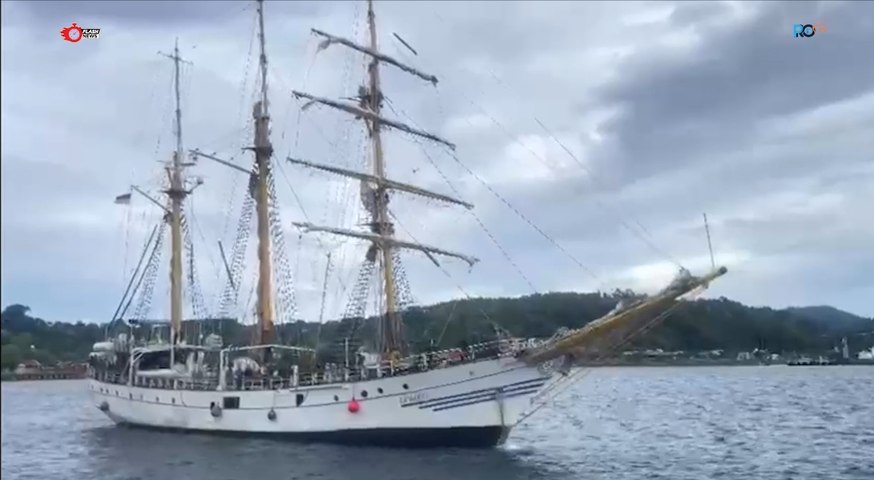 Menjelajahi Jejak Rempah Nusantara: KRI Dewaruci Tiba di Sabang