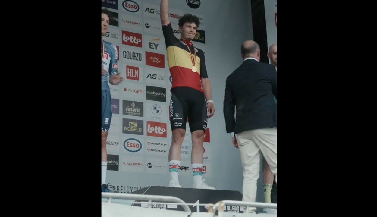 Cyclisme - Championnat de Belgique 2024 - Arnaud De Lie : "C'est le plus beau maillot du peloton"