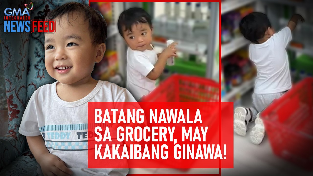 Batang nawala sa grocery, may kakaibang ginawa! | GMA Integrated Newsfeed