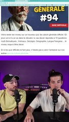 QUIZZ CULTURE G ! Episode 228 ! (Vidéo exclusive dailymotion)