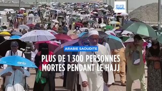 Plus de 1300 morts lors du pèlerinage du Hajj, cette année, en Arabie saoudite