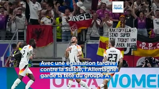Euro 2024 : l'Allemagne et la Suisse qualifiées pour les huitièmes, l'Écosse éliminée
