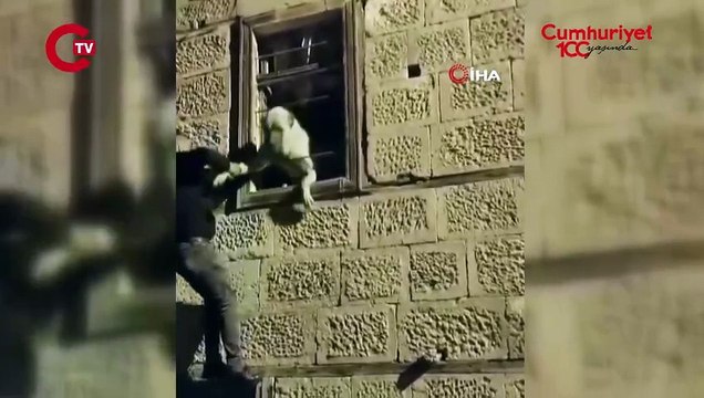 20 gündür kayıp Kangal cinsi köpek harabe binada hapsedilmiş halde bulundu