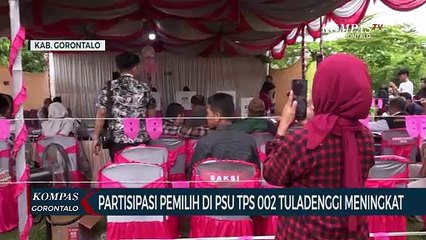 Download Video: Partisipasi Pemilih Pada PSU di TPS 002 Tuladenggi Kabupaten Gorontalo Meningkat