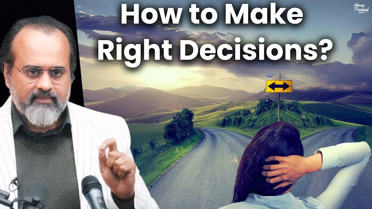 How to always make right decisions in life? || Acharya Prashant, at RVCE Bangalore (2022)