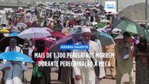 Mais de 1300 peregrinos morreram durante o Hajj na Arábia Saudita