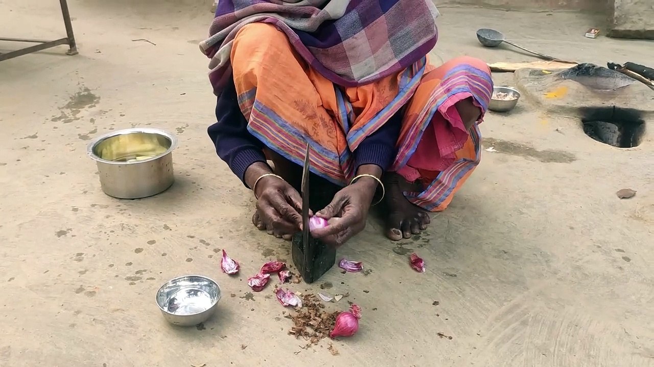 Frog recipe village style cooking | cooking frog