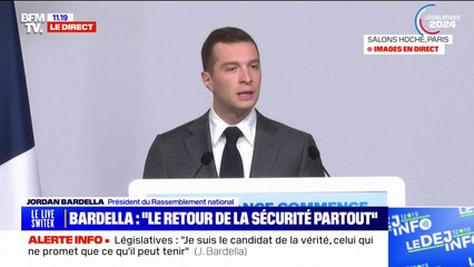 Jordan Bardella veut supprimer le droit du sol, "qui ne se justifie plus"