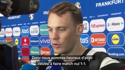Allemagne - Un nul au goût de victoire pour Neuer