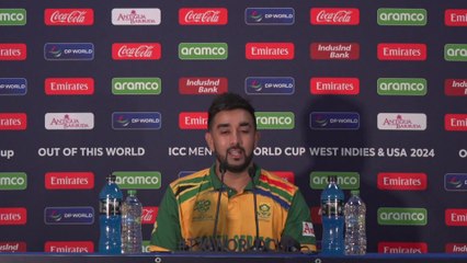 Tabraiz Shamsi on South Africa topping super8's group with West Indies win