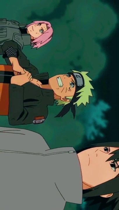 Naruto shippuden team 7 in action