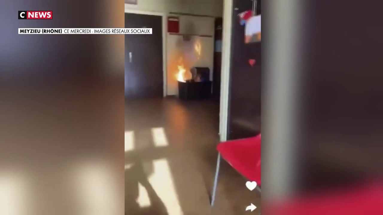 Meyzieu : deux mineurs soupçonnés d'avoir mis le feu dans une école