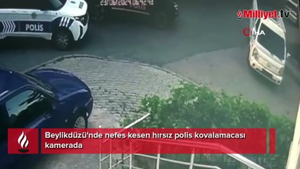 Hırsızlar kaçtı, polis kovaladı! Beylikdüzü'nde nefes kesen anlar