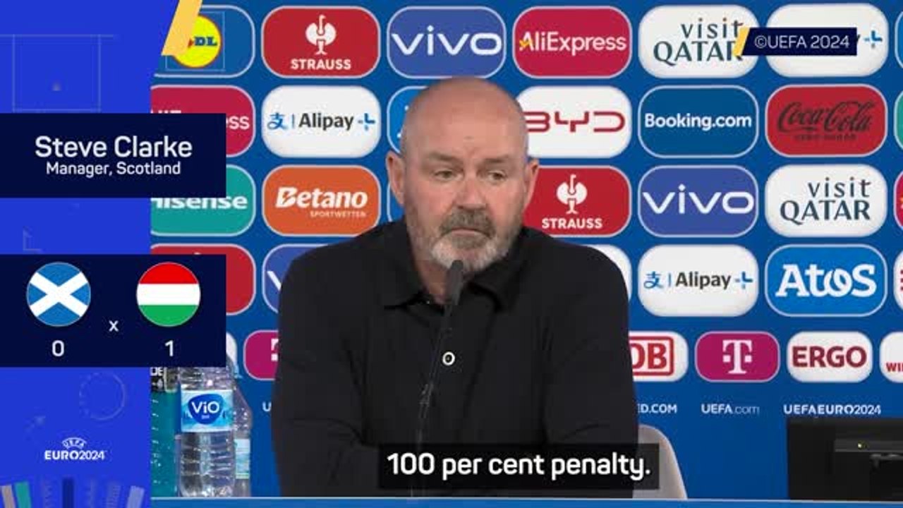 '100 per cent penalty' - Clarke fumes at officials after Euros exit