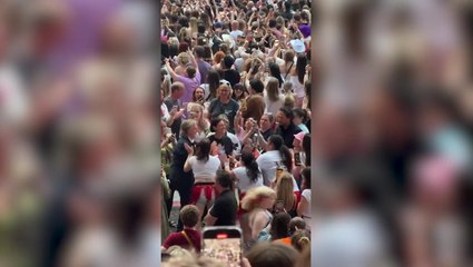 Paul McCartney dances with Taylor Swift fans at Wembley concert