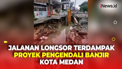 Terdampak Proyek Pengendali Banjir Jalanan di Medan Amblas, Bobby: Saya Belum Lihat