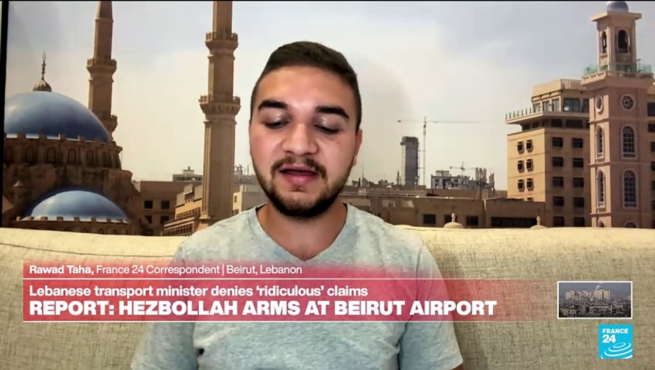 Lebanese minister denies Hezbollah weapons at Beirut airport