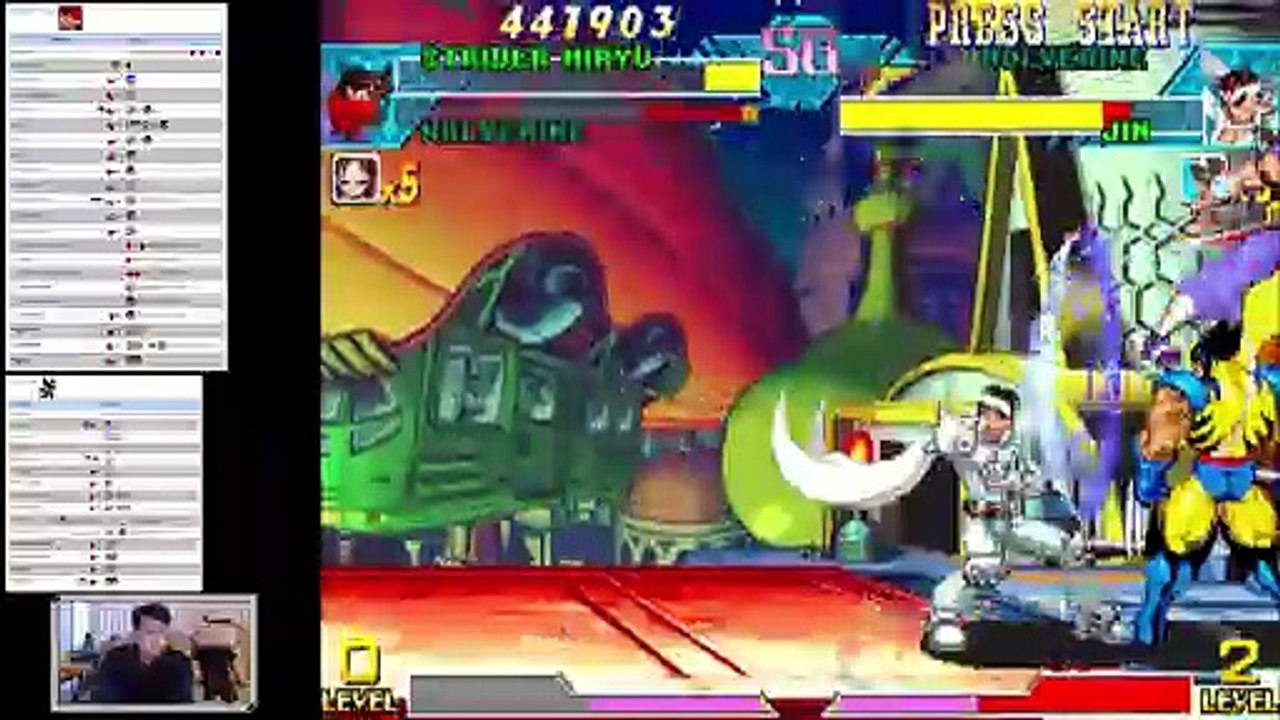 (ARC) Marvel vs Capcom - 04 - Strider Hiryu - Wolverine - Lv Expert