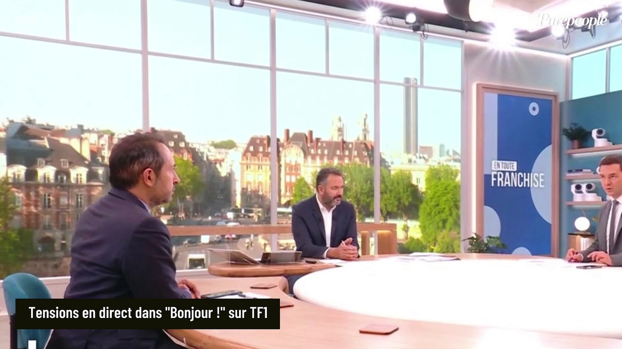 Un invité de Bruce Toussaint dans Bonjour ! ne supporte pas une remarque, le ton monte en direct sur TF1