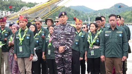 PELAYARAN MUHIBAH BUDAYA JALUR REMPAH, KRI DEWARUCI TIBA DI SABANG