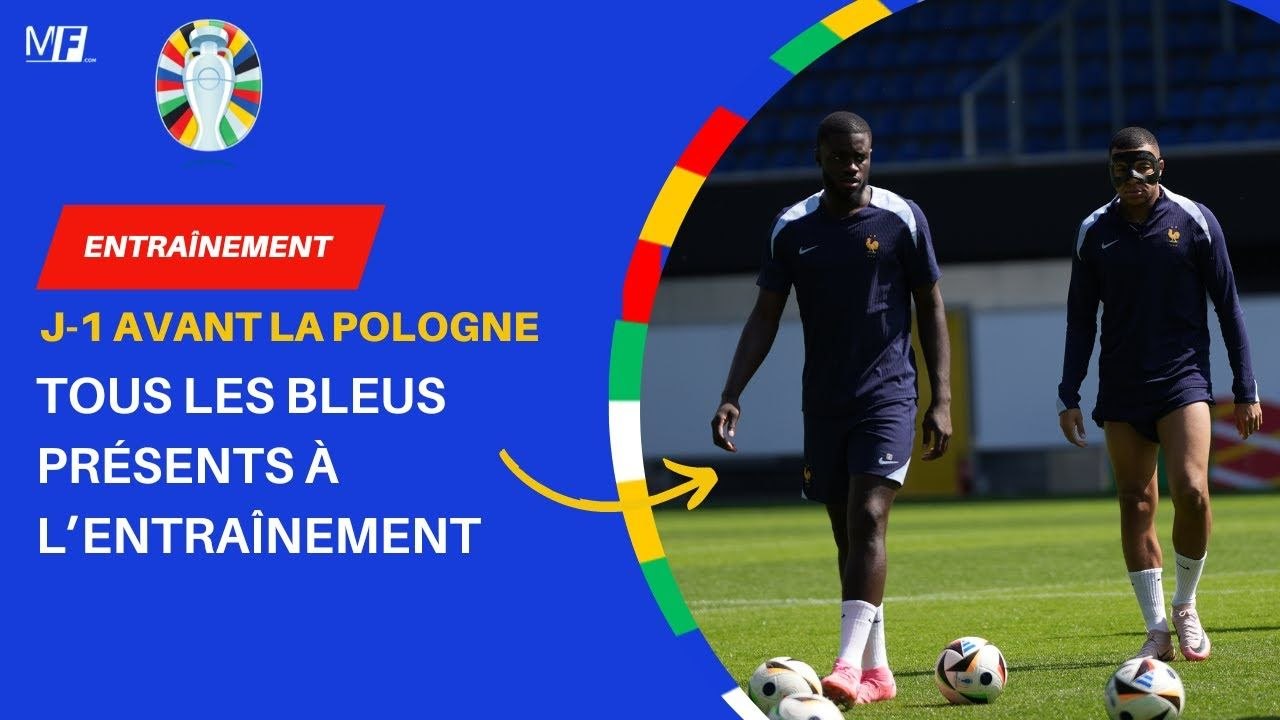 Les images de l'entraînement de l'équipe de France, à J-1 du match face à la Pologne