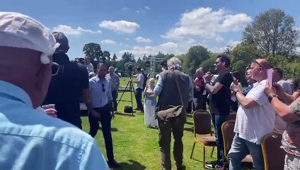 Nigel Farage arrives at the Mercure hotel in Maidstone