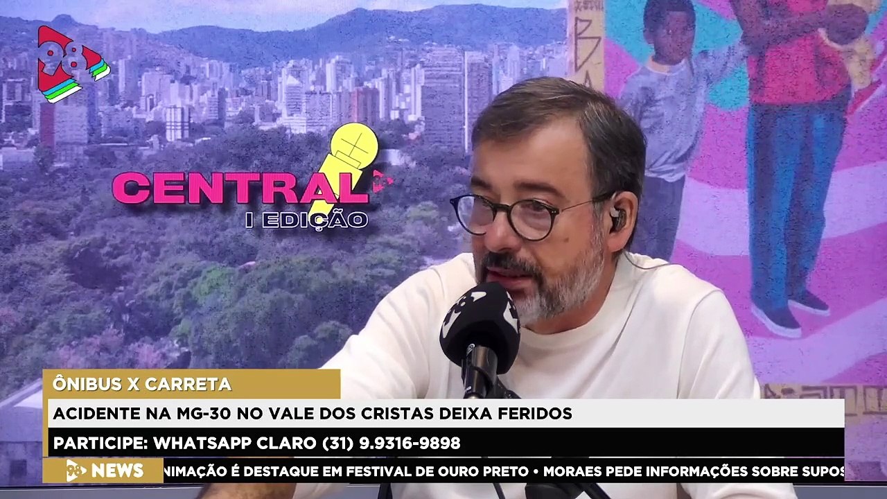 CENTRAL 98 | Acidente envolvendo ônibus e carreta deixa feridos na MG-030