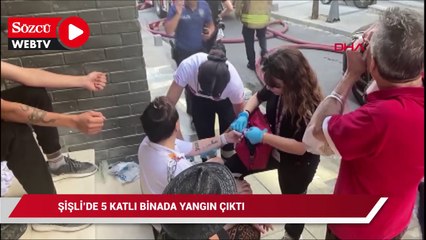 Tải video: Şişli'de 5 katlı binada yangın; mahsur kalanlar var