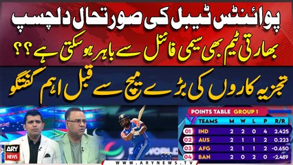 Points Table Ki Dilchasp Surat e Haal | Team India Ka Semi Final Say Bahir Honay Ka Khatra?