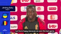 ‘He is scared to celebrate!’ - Doku insists Lukaku is happy despite goalless Euro 2024