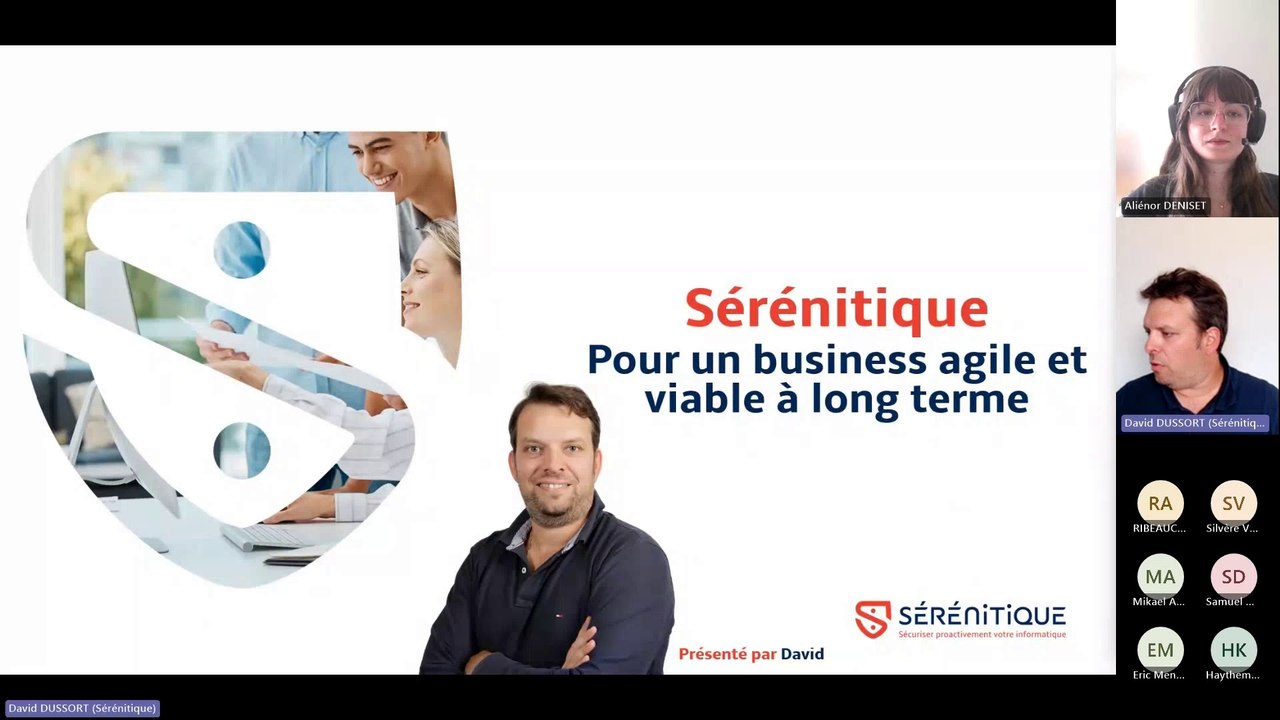 [WEBINAIRE] CSIRT-BFC / Sérénitique - Comment sensibiliser la direction des entreprises au bon fonctionnement et à la sécurité du Système d'Information ?