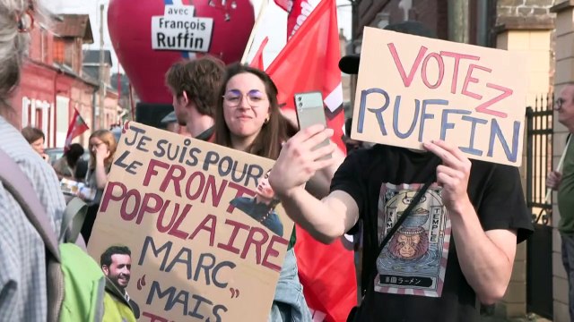 Législatives : François Ruffin en campagne en musique dans la Somme