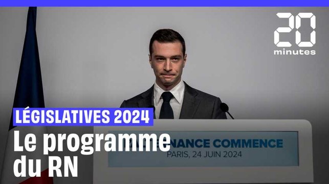 Législatives 2024 : Les dix mesures phares du Rassemblement national présentées par Jordan Bardella