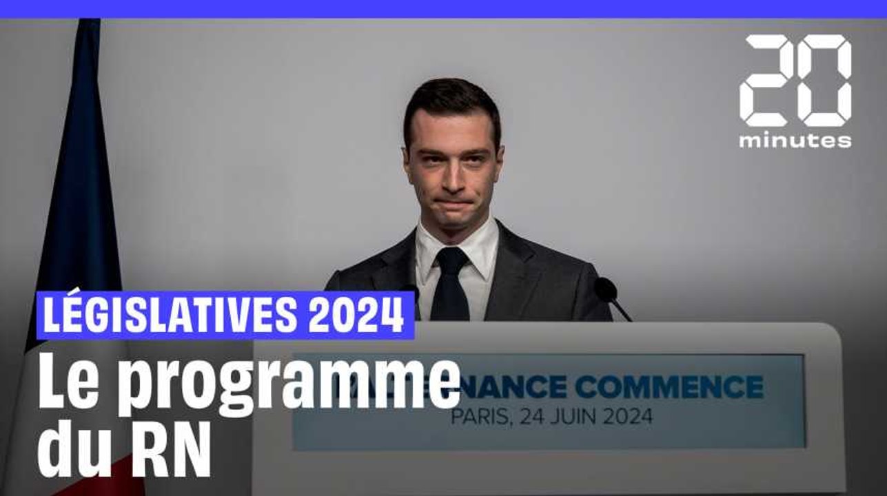 Législatives 2024 : Les dix mesures phares du Rassemblement national présentées par Jordan Bardella