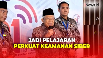 Wapres Ma'ruf Sebut Gangguan PDNS 2 Jadi Pelajaran Lebih Perkuat Keamanan Siber