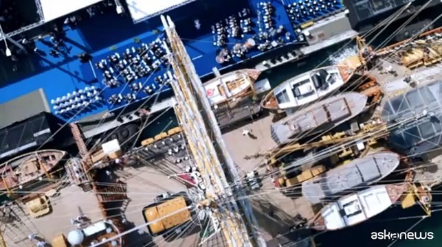 Nasce il Villaggio Italia, mini expo itinerante con nave Vespucci