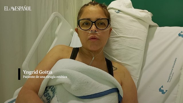 Yngrid Goitia, paciente de una cirugía estética
