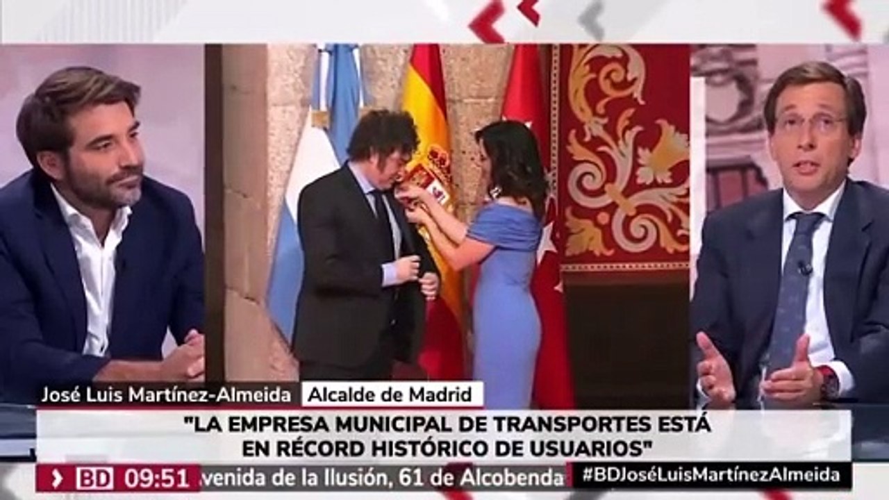 Almeida confirma que dará la Llave de Oro a Milei si viene en visita oficial