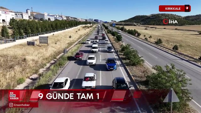 Kurban Bayramında 43 ilin geçiş güzergahında rekor geçiş