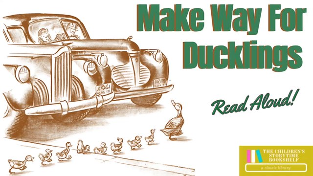 Make Way for Ducklings - Robert McCloskey - Kids Books Read Aloud - Bedtime Stories for Kids