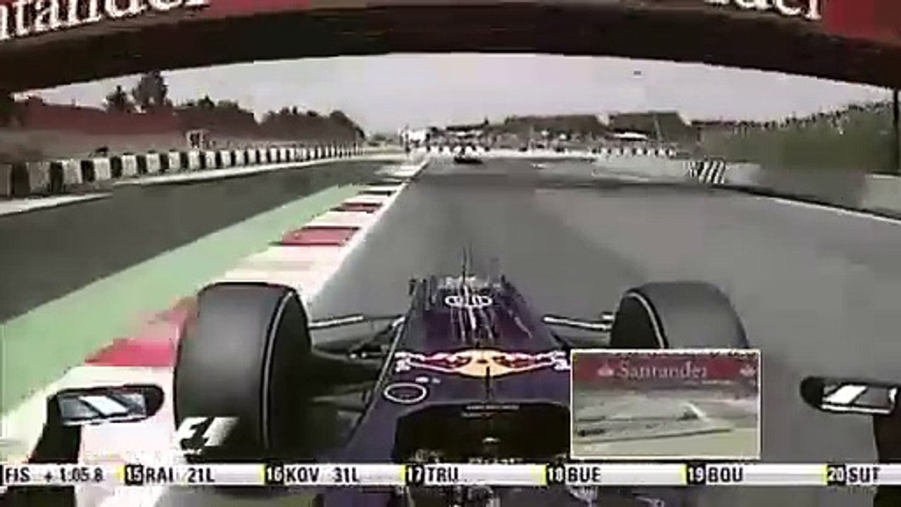 F1 – Sebastian Vettel (Red Bull Renault V8) Onboard – Spain 2009