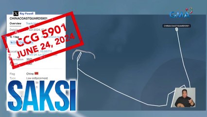 "Monster" ship ng CCG, namataan malapit sa BRP Sierra Madre, ayon sa maritime security expert | Saksi