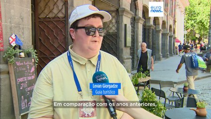 Conflitos e instabilidade põem em risco a época turística na Geórgia