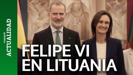 Felipe VI visita el Parlamento de Lituania