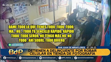 SJM: vuelven a detener a ladrón que fue capturado hace tres meses por Atila, un perrito de serenazgo