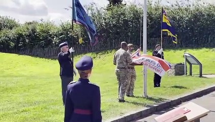 Rutland's flag raising ceremony