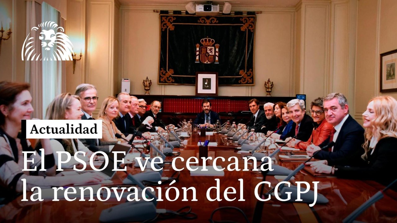 VÍDEO | El PSOE se muestra optimista con el pacto para renovar el CGPJ con el PP "dentro de unos días"