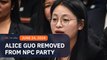 NPC removes Mayor Alice Guo from party