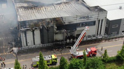 리튬전지 공장 화재 사망자 22명으로 늘어...실종자 1명 / YTN
